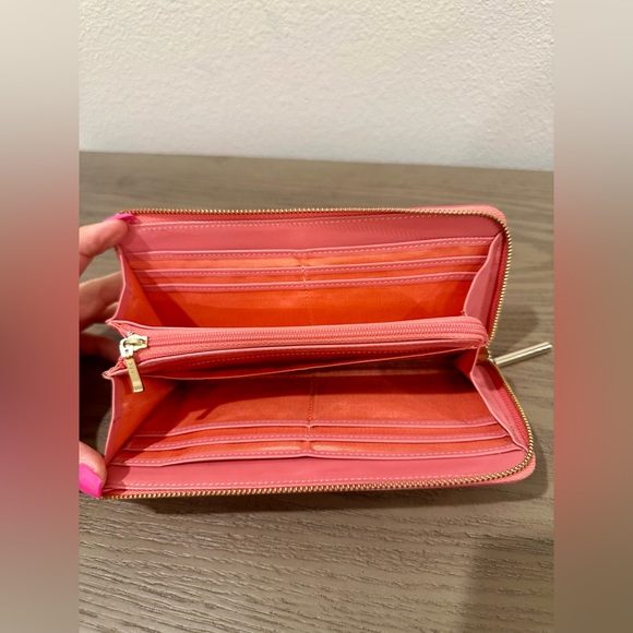 Lanvin En Bleu Sparkle Zip Around Wallet - Picture 9 of 16